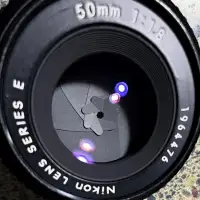 Nikon Series E 50mm f/1.8 AIS   Manual Focus Lens Ex