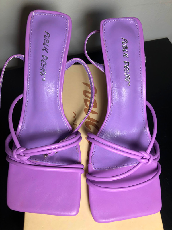 SHOE SALE! PURPLE STYLISH/ SEXY/CUTE  HEELS ,SANDAL,SUPER COMFY in Women's - Shoes in City of Toronto - Image 4