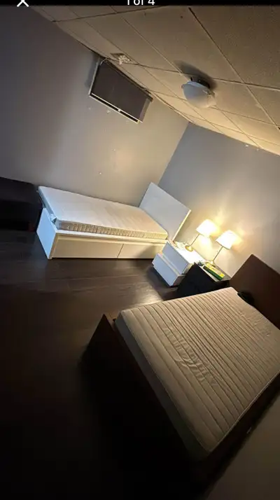 private room for rent in basement