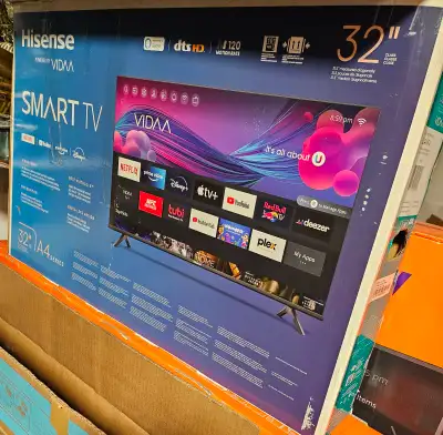 Hisense 32-Inch A4KV Series HD LED TV (720p) – Smart TV, View more