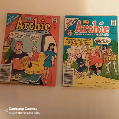 Vintage Archie Comics Digest Magazine 1980s no. 75 &78, View more