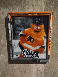 Gritty flyers mascot 8 x 10 with custom frame protector. 