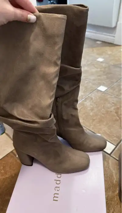 STEVE MADDEN SUEDE BOOTS, View more