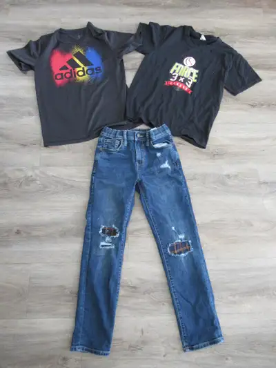 Jeans Boys Old Navy Size 10, Tops ATC & Adid@$ Med PRICE FOR ALL, View more