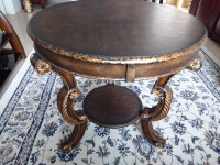 Antique table.