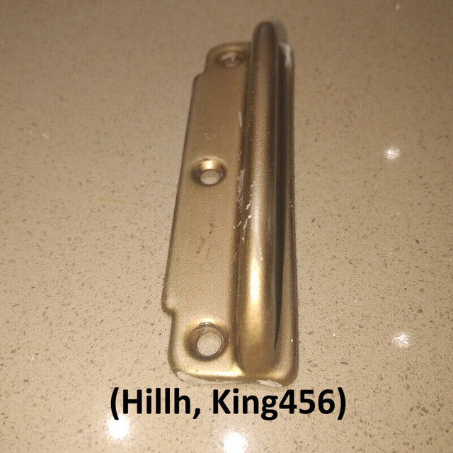 Retro Hung Window Hardware - Bronze Color Metal, Latch &Handle in Arts & Collectibles in Markham / York Region - Image 4