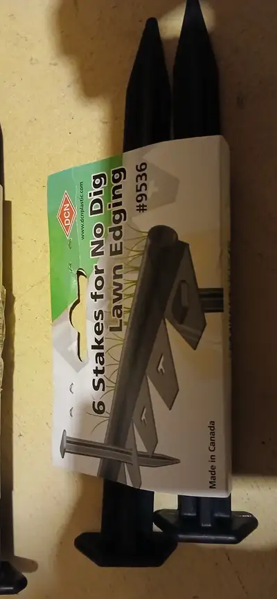 Stakes for Plastic Garden Edging, View more