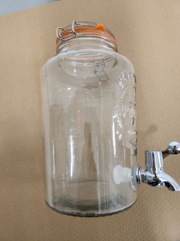 New, Kilner Quality Drink Dispenser With Clip Lid, 5L in Kitchen & Dining Wares in City of Toronto - Image 4