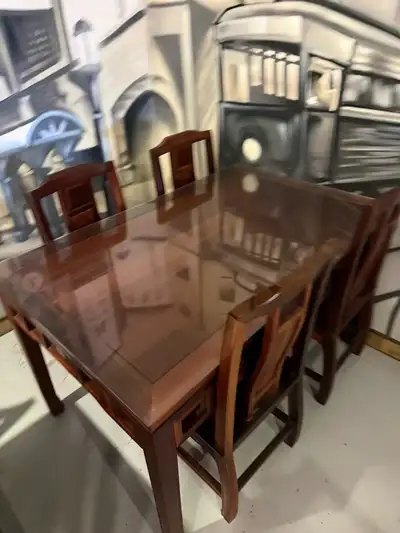 antique table and chair, View more