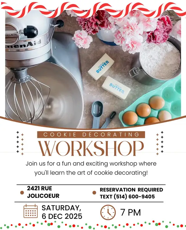 Holiday FREE Cookie Decorating Workshop — Family Friendly64595463063683120