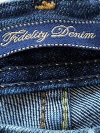 FIDELITY Denim Skinny Scoop Viper Vintage Jeans NWOT MADE in USA
