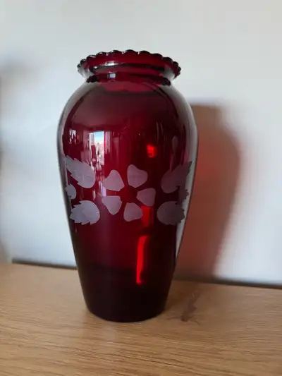 red vase, View more