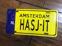 Amsterdam Licence Plate HASJ-IT