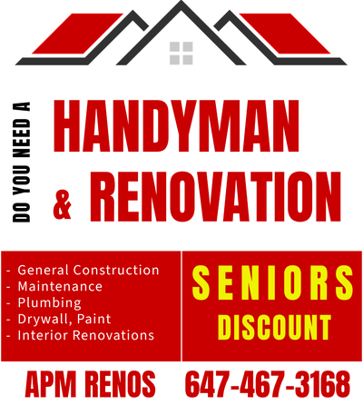 Handyman Services 647-467-3168, View more