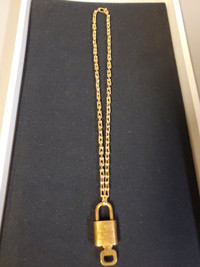 Louis Vuitton Paris Made In France Pad Lock And Chain 302
