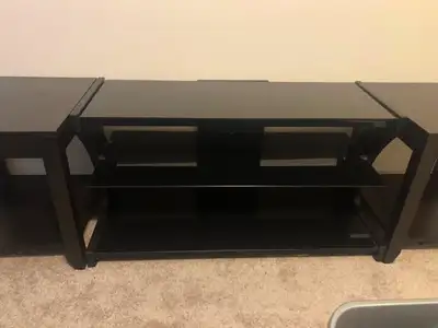 Glass TV stand, View more