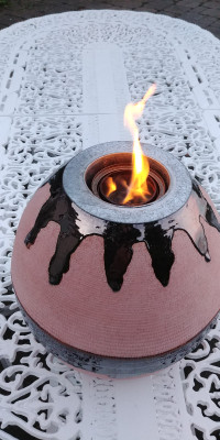 Outdoor  Firepot - Aztec-style