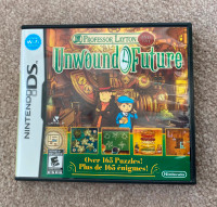 Professor Layton & The Unwound Future DS game, complete in box.
