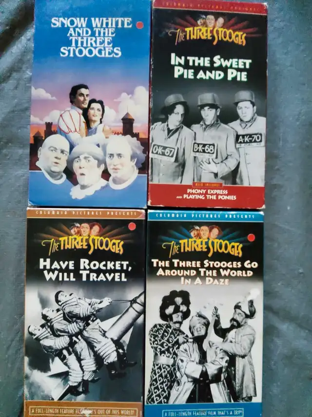 The Three Stooges VHS Movies63654760586499120