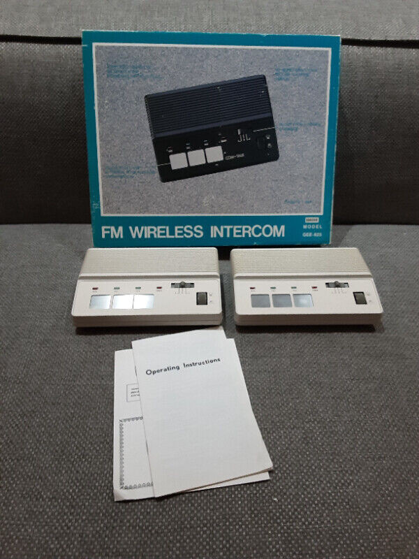 FM Intercom sans fil/wireless. Vintage dans Autre  à Ville de Montréal - Image 2