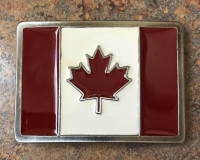 Canada Flag belt buckle