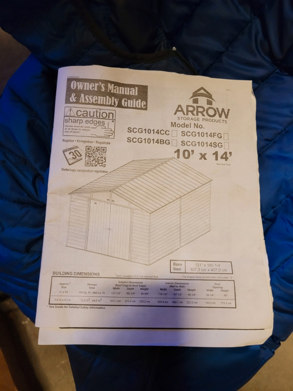 Arrow 10 x 14 Storage Shed in Outdoor Tools & Storage in Kitchener / Waterloo