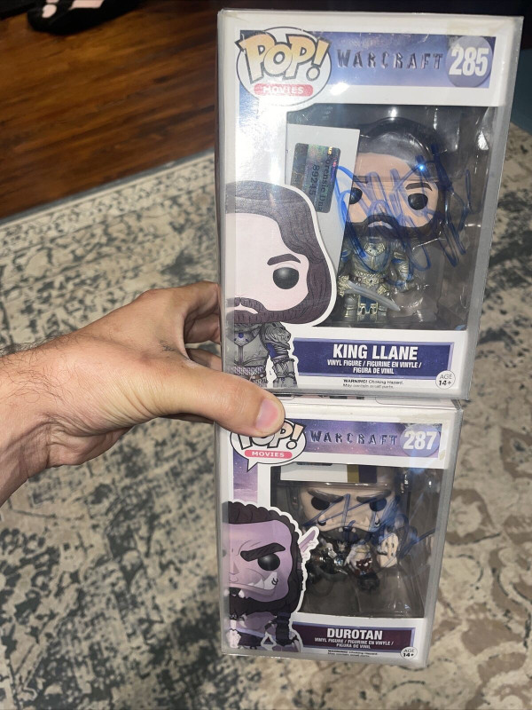 Funko Pop! Vinyl: World of Warcraft autographed certified king l in Toys & Games in City of Toronto