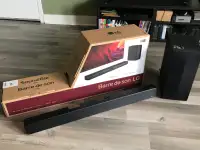 LG Sound Bar with wireless Subwoofer