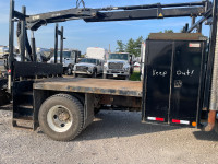 Steel Flatbed With Tool Cabinets