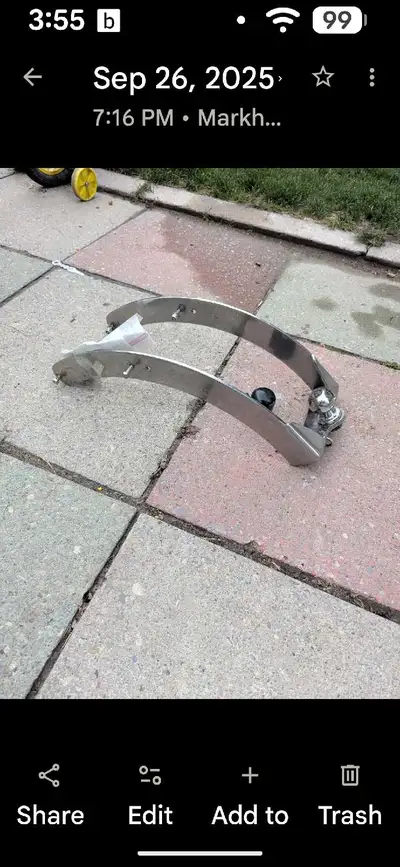 It's a used hitchdoc hitch. Fits sportsters 1979-1993.