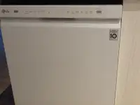 Lave-vaisselle LG blanc grande capacité (cuve inox)