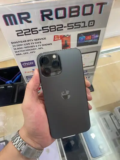 iPhone 13 Pro Max – 512GB – Graphite – Excellent – Mr Robot  , View more