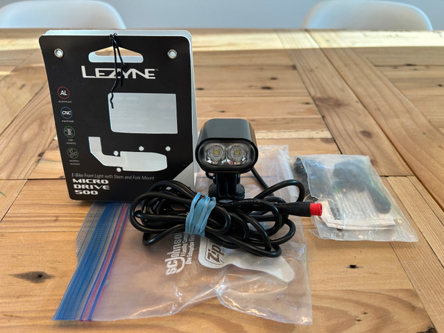 Lezyne E-Bike Front Headlight Micro Drive 500 in eBike in Edmonton - Image 2