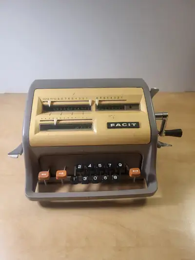 Facit C1-13 Mechanical Calculator, 1960's, good working conditio, View more