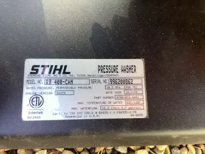 Stihl RB 400 Pressure Washer, View more