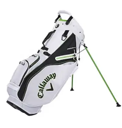 CALLAWAY GOLF FAIRWAY 14 WAY STAND BAG GREEN WHITE BLACK. GREAT!, View more