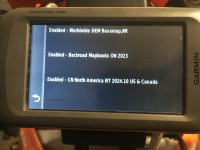 Garmin Montana 600 GPS with AMPS and BRMB ON 2023 maps