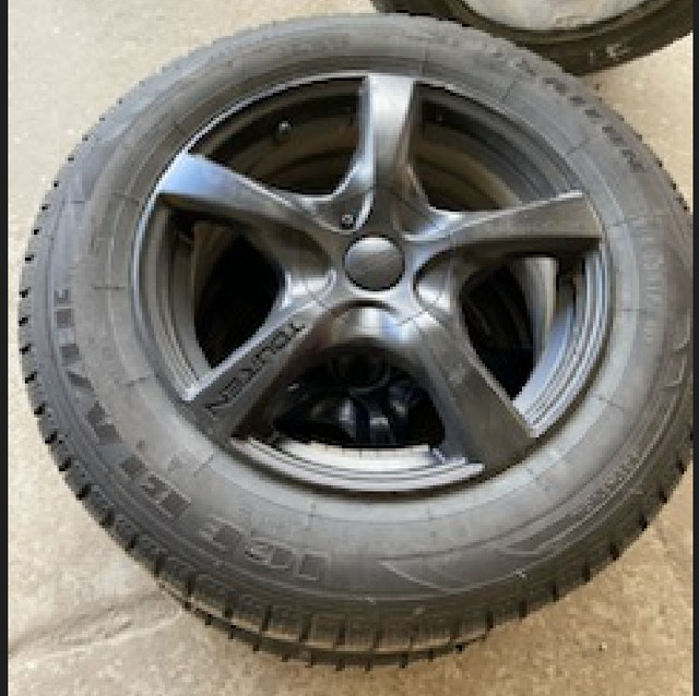 Winter tires 215/65 R17 with rims | Tires & Rims | Cranbrook | Kijiji
