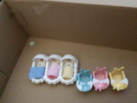 Calico critters triplets care set
