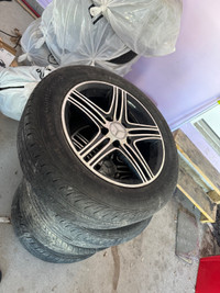 Mercedes Rims with tires