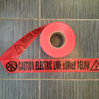 Buried electrical flagging tape