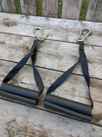 Never Used Pair Of Bowflex Exercise Handles With Clamps