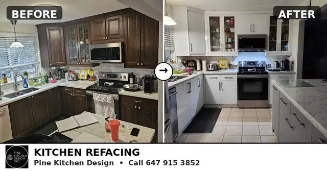 Kitchen Cabinet Refacing Toronto & GTA  – Free Qu
