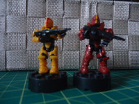 Mega Bloks Halo 2014 UNSC Spartan  Gungnir x2 Yellow/Red