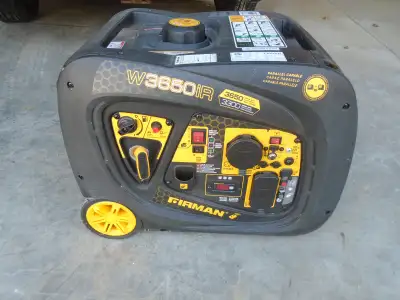 NICE FIRMAN portable inverter generator 3650/3300  runs great, View more