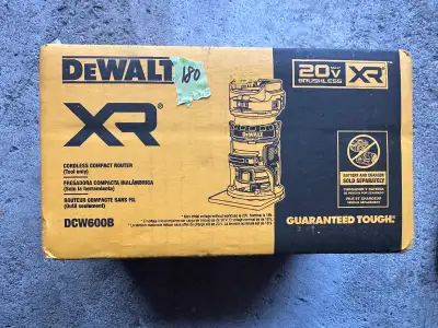 Firm price  DCW600B 20V MAX XR Brushless Cordless Compact Router, View more