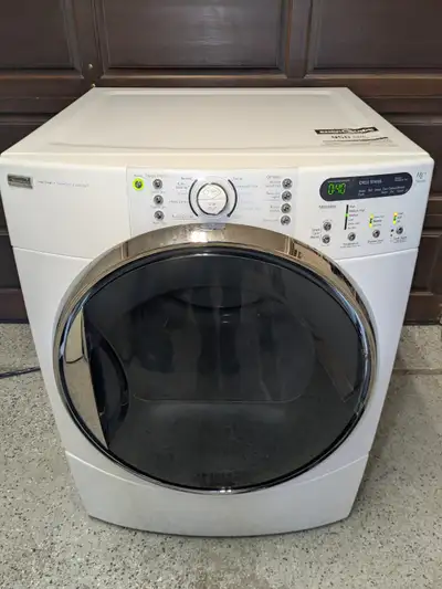 Dryer Electric Kenmore Stackable 27" wide--Side Exhaust-Like New, View more