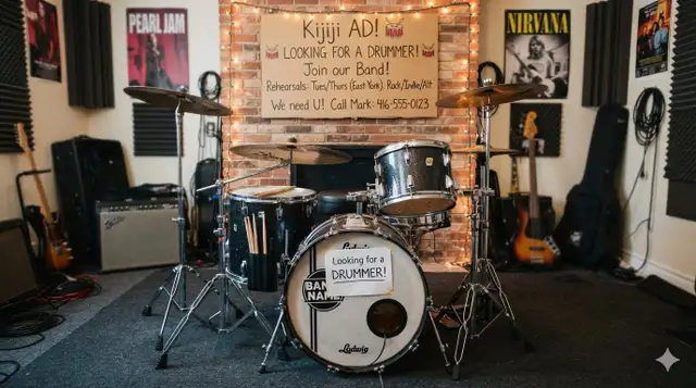 Wanted - Drummer For Classic Rock Band 70's/80's/90's