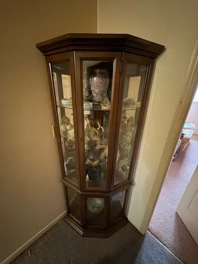 Walnut China Cabinet, View more