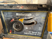 Mastercraft 10” bench saw 